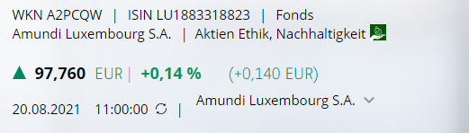 nachhaltige Fonds und ETFs